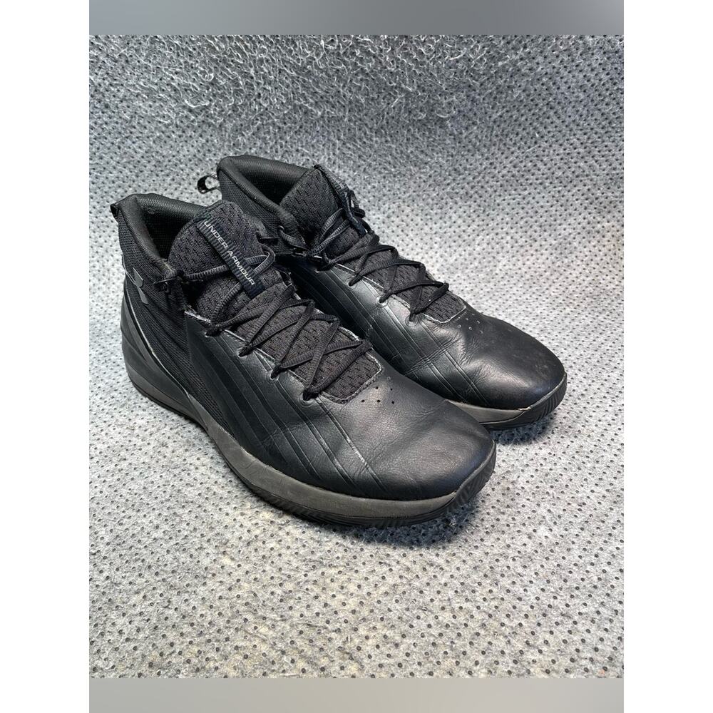 Under Armour Lockdown 3 Black Shoes Size 13 Men’s - Picture 5 of 12